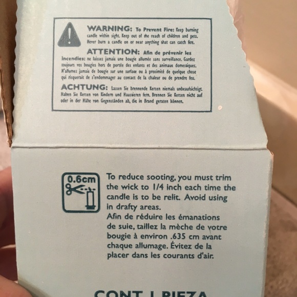 PartyLite Pillar Candle Honeydew 3” x 7” - Picture 5 of 10